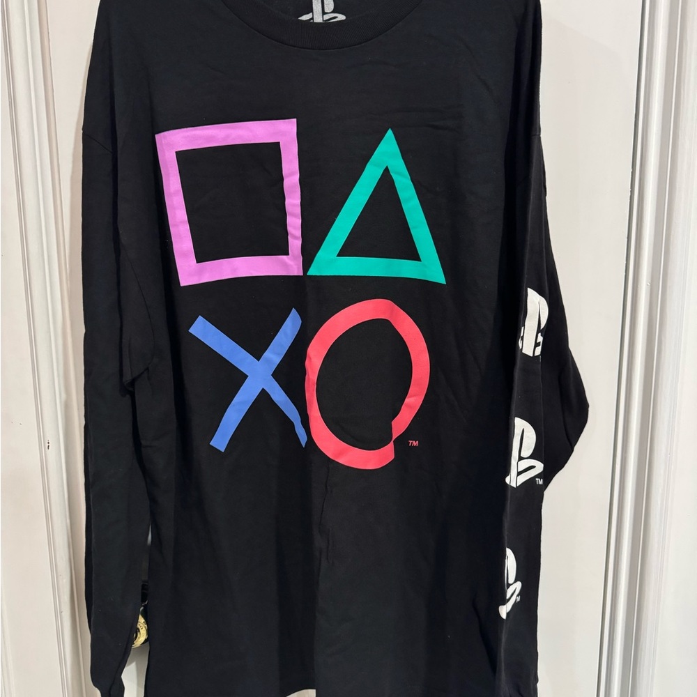 PlayStation Black Long Sleeve Shirt